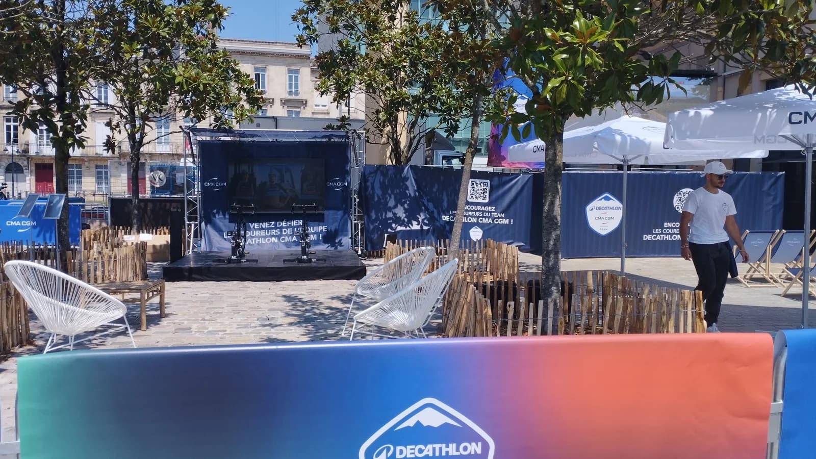 CMA CGM's Tour de France fan zone