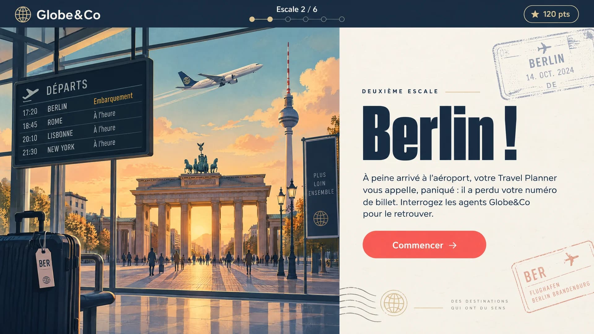 The Berlin stage's welcome