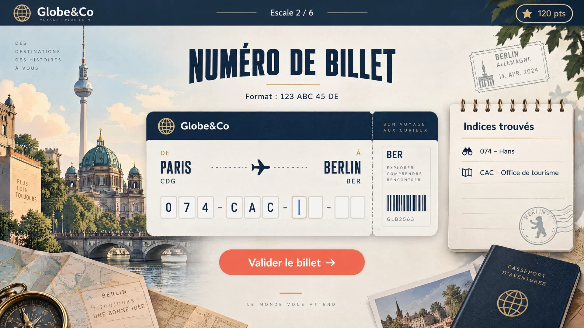 The ticket number to piece together