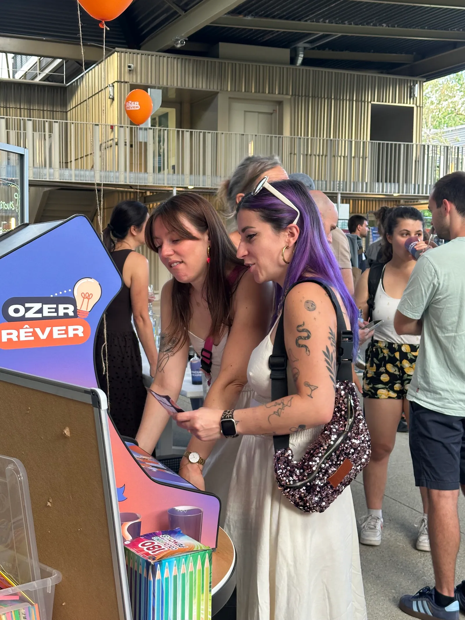 Two players mid-game