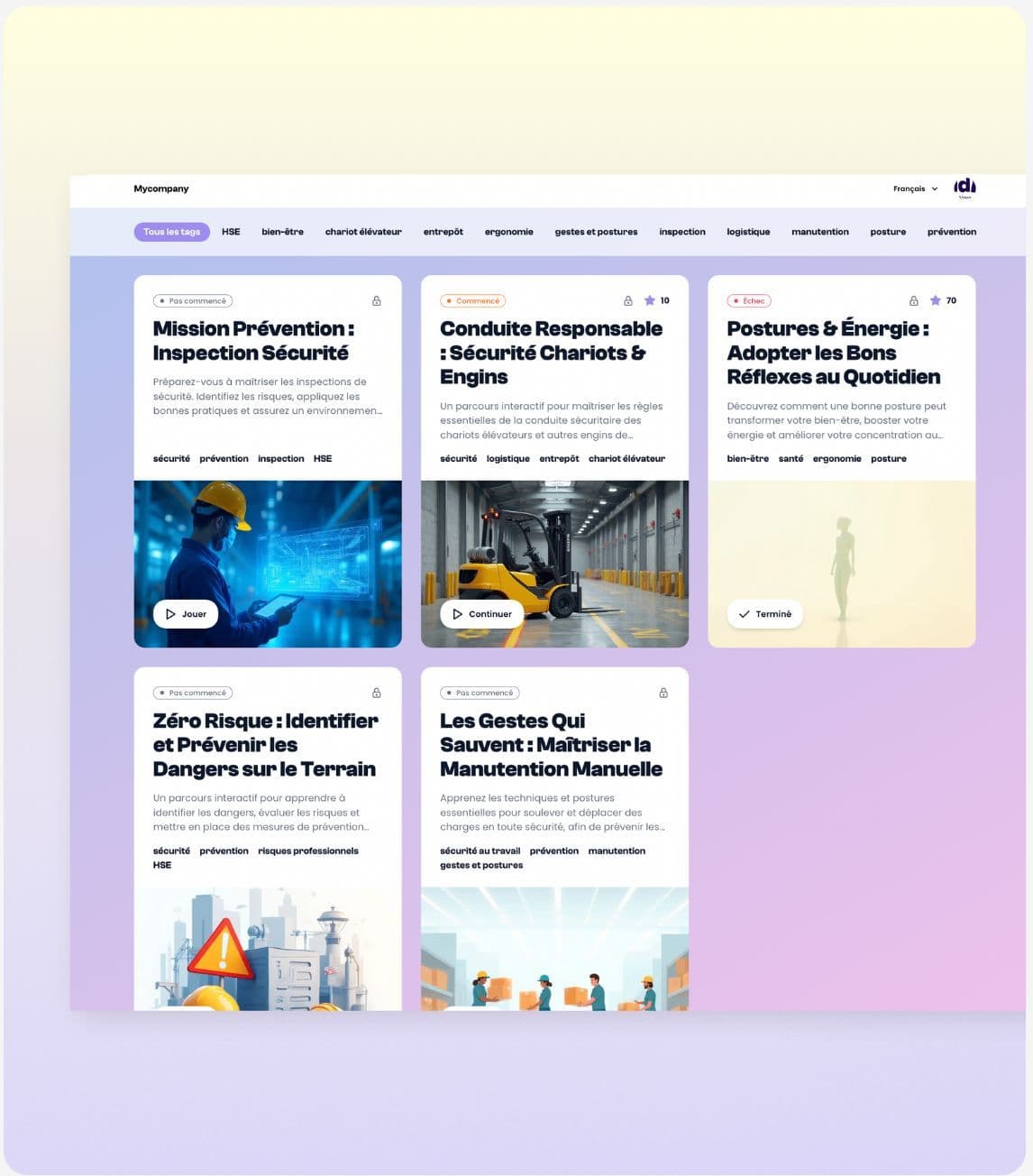 Des espaces dédiés pour chaque client